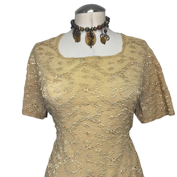 Vintage E.K. Designs 90s Victorian Style Floral Delicate Blouse - Picture 2 of 13